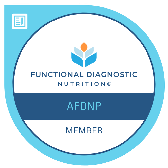 AFDNP Functional Diagnostic Nutrition Association Member